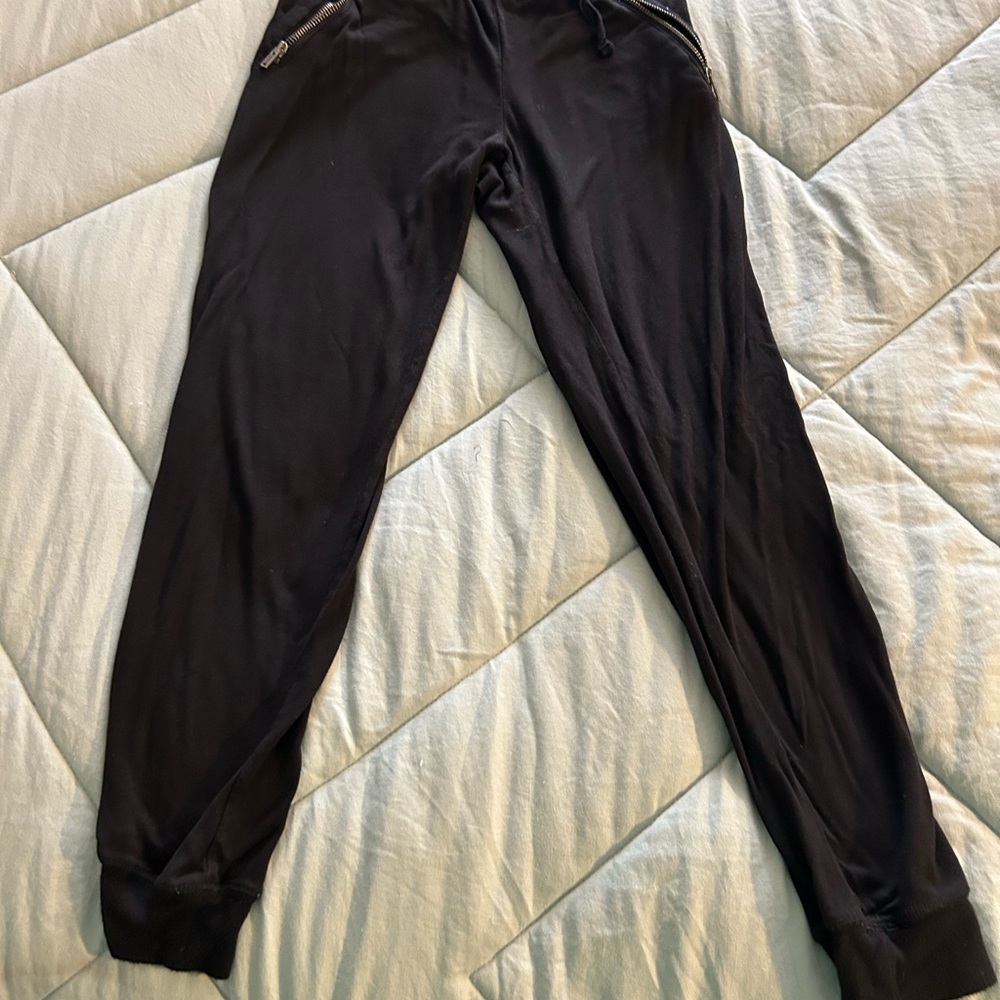 Justice Black Rayon Pants